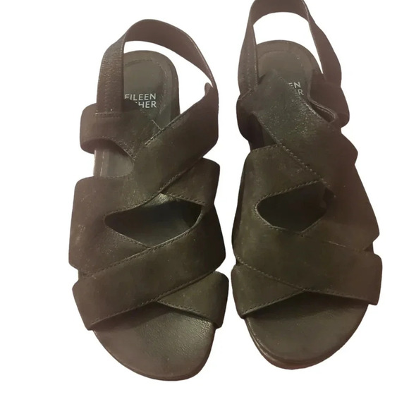 EILEEN FISHER WOMANS SANDALS,SIZE 7.5 - Picture 2 of 5